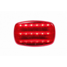 Safety Light, Portable Red 18 LED Standard, Magnetic Mount